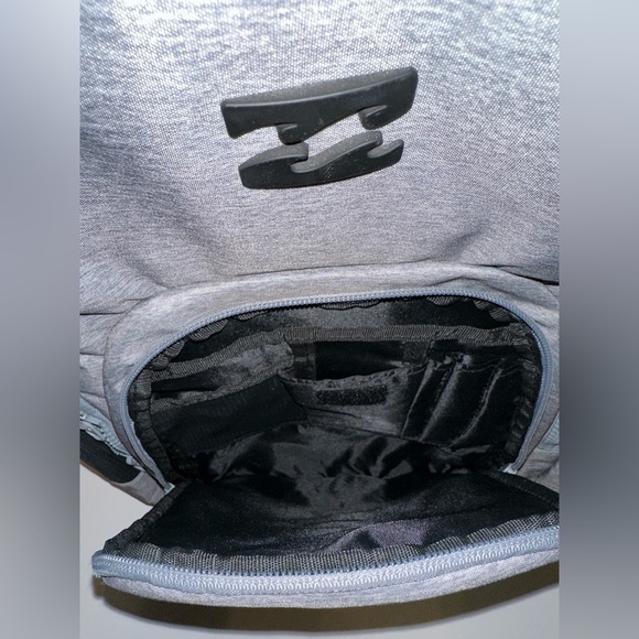 Billabong Command Backpack Grey Heather 29L Laptop Compartment School Travel - Picture 8 of 10